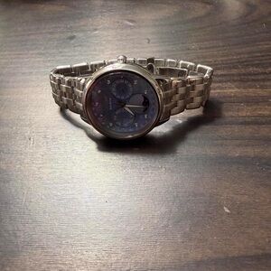 Citizen Silver and Blue Women's Watch